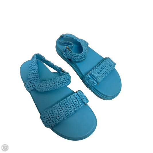 Sandals Flats By Nine West In Blue, Size: 9