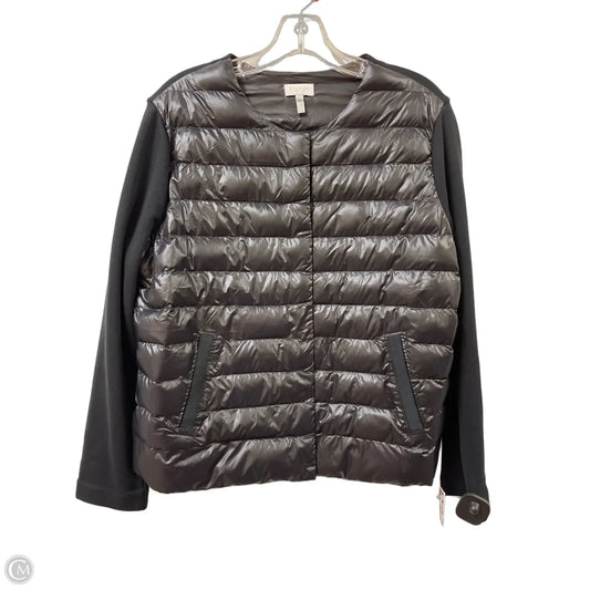 Jacket Designer By Escada In Black, Size: L