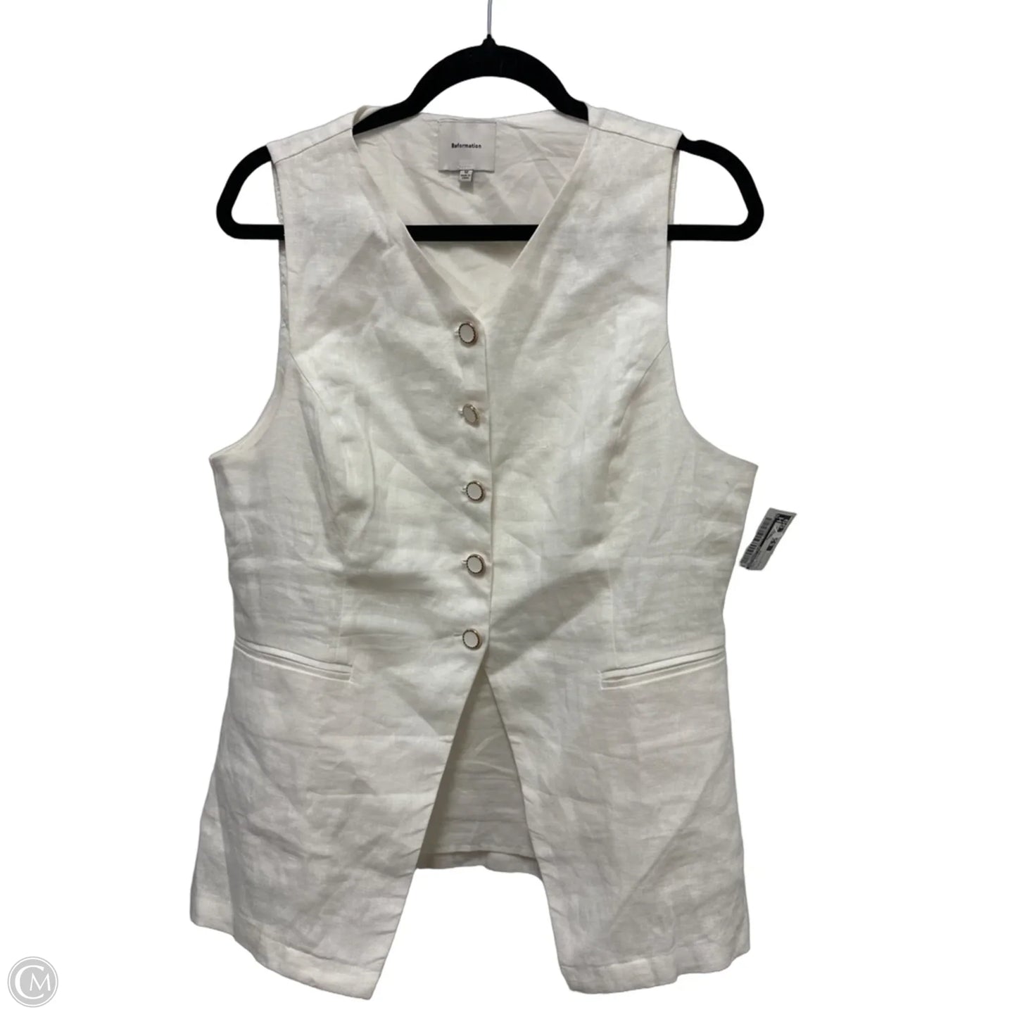 Vest Other By Reformation In White, Size: L