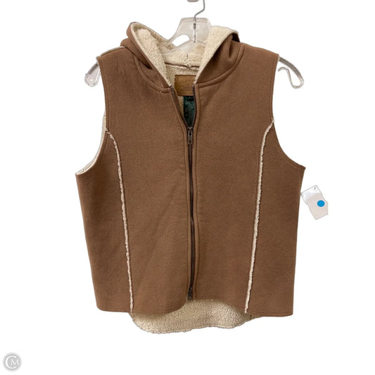 Vest Faux Fur & Sherpa By Lauren By Ralph Lauren In Brown, Size: S