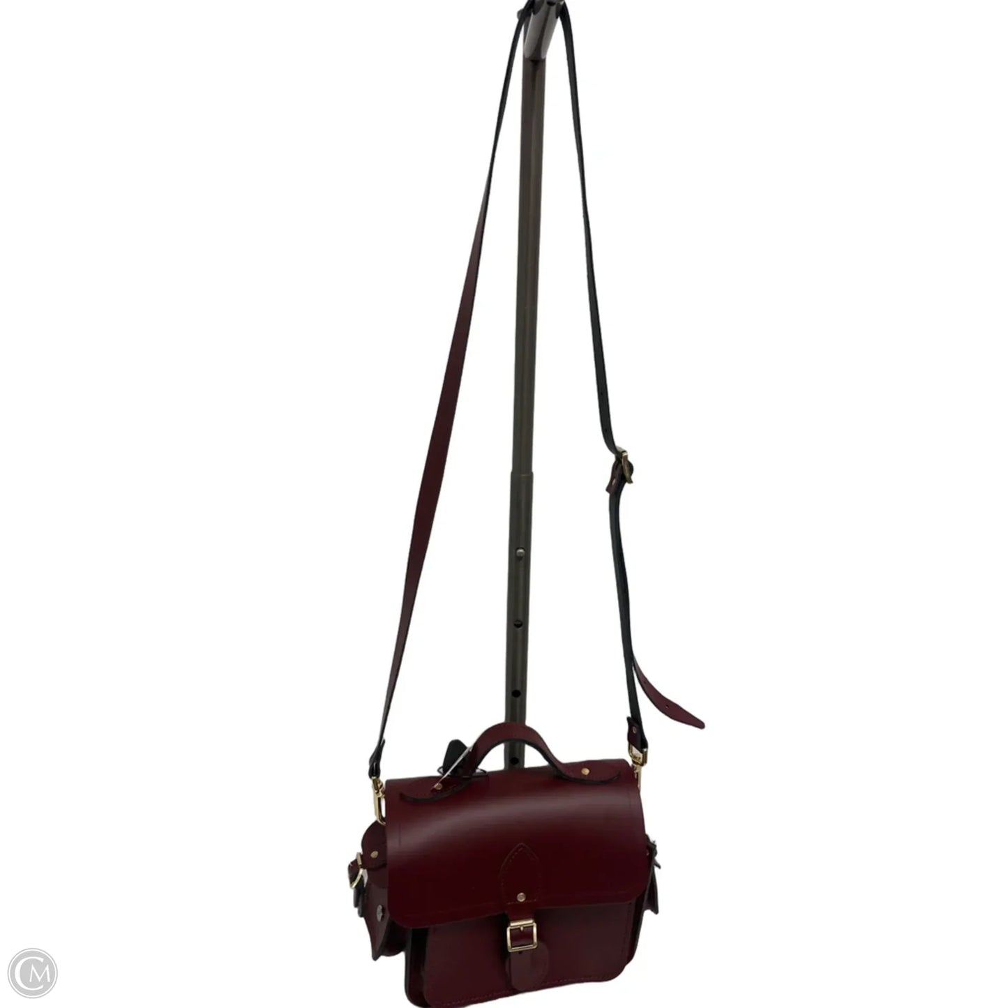 Handbag Leather By Cma, Size: Medium