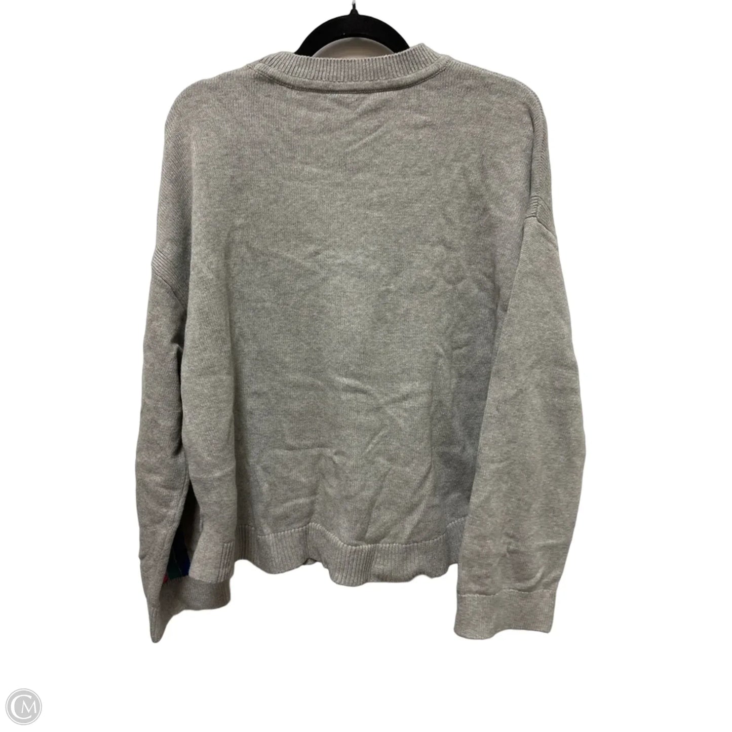 Sweater By Clothes Mentor In Grey, Size: M