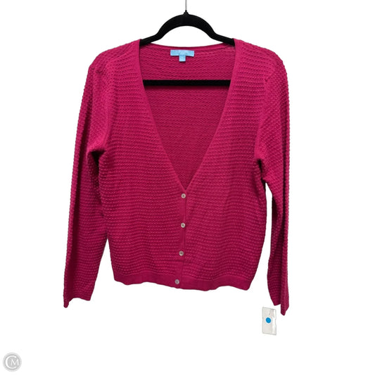 Sweater Cardigan By Draper James In Pink, Size: M