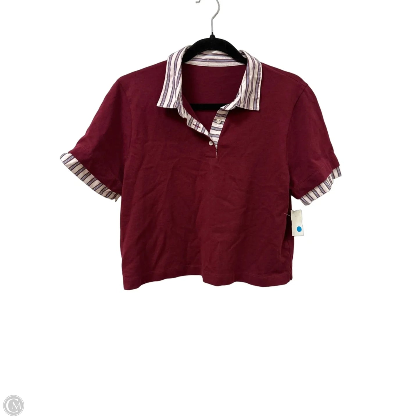 Top Short Sleeve By Clothes Mentor In Red, Size: M