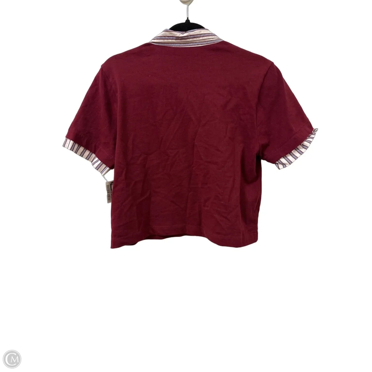 Top Short Sleeve By Clothes Mentor In Red, Size: M