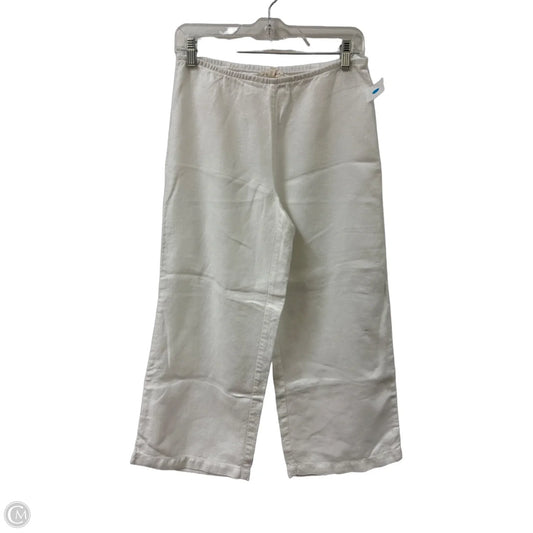 Pants Linen By Eileen Fisher In White, Size: 2