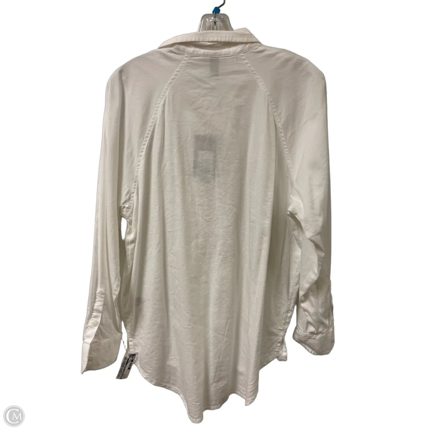 Blouse Long Sleeve By Universal Thread In White, Size: S