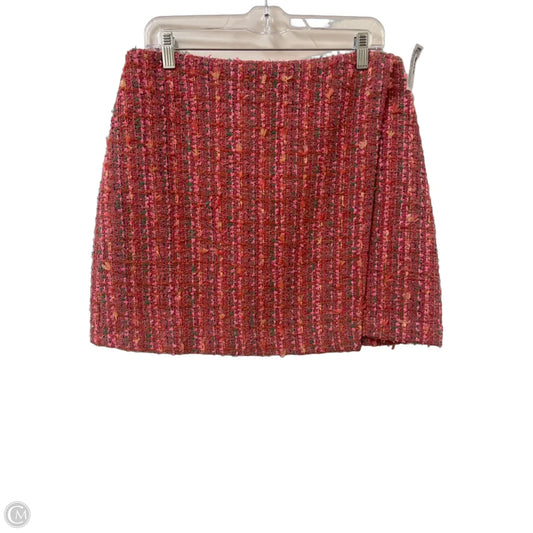 Skirt Mini & Short By Skies Are Blue In Brown & Pink, Size: 12
