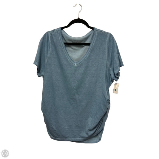 Top Short Sleeve By Lane Bryant In Blue, Size: Xl