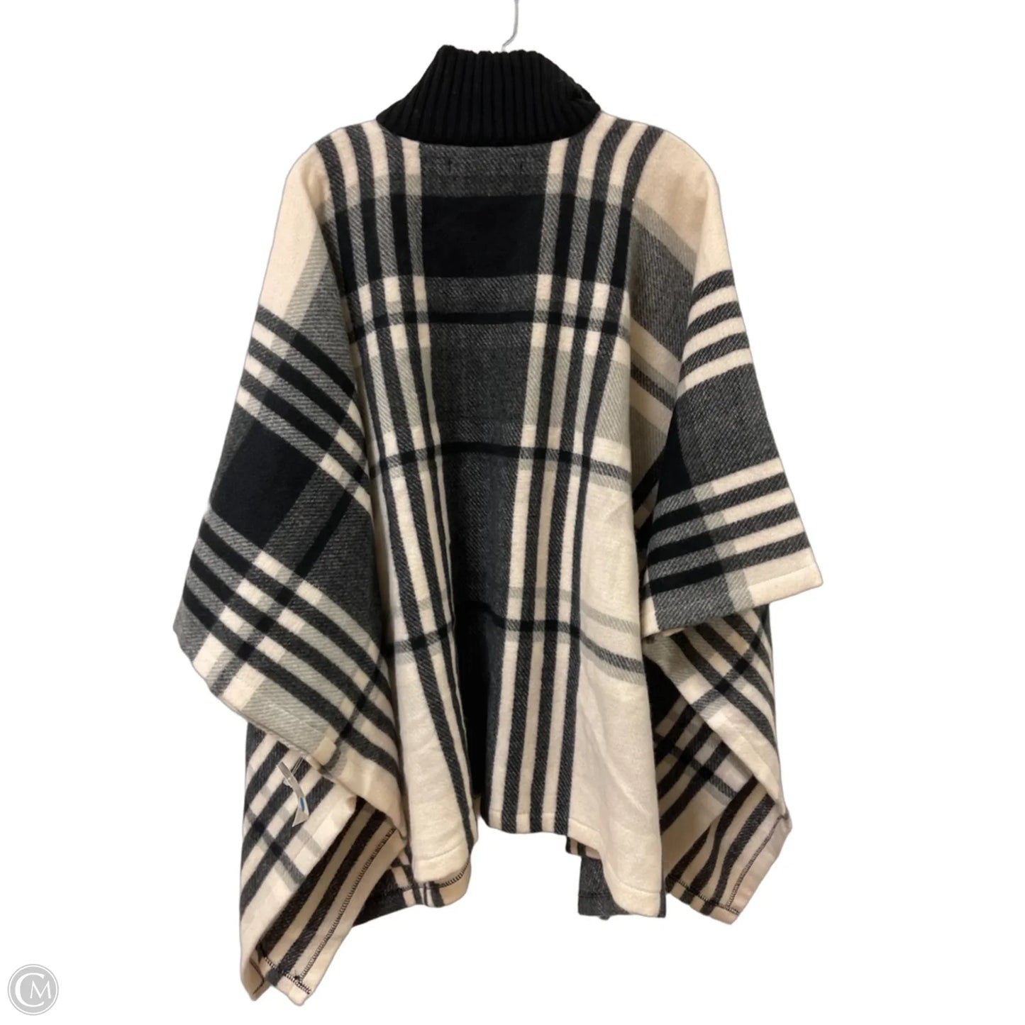 Shawl By Marc New York In Black & White, Size: Osfm