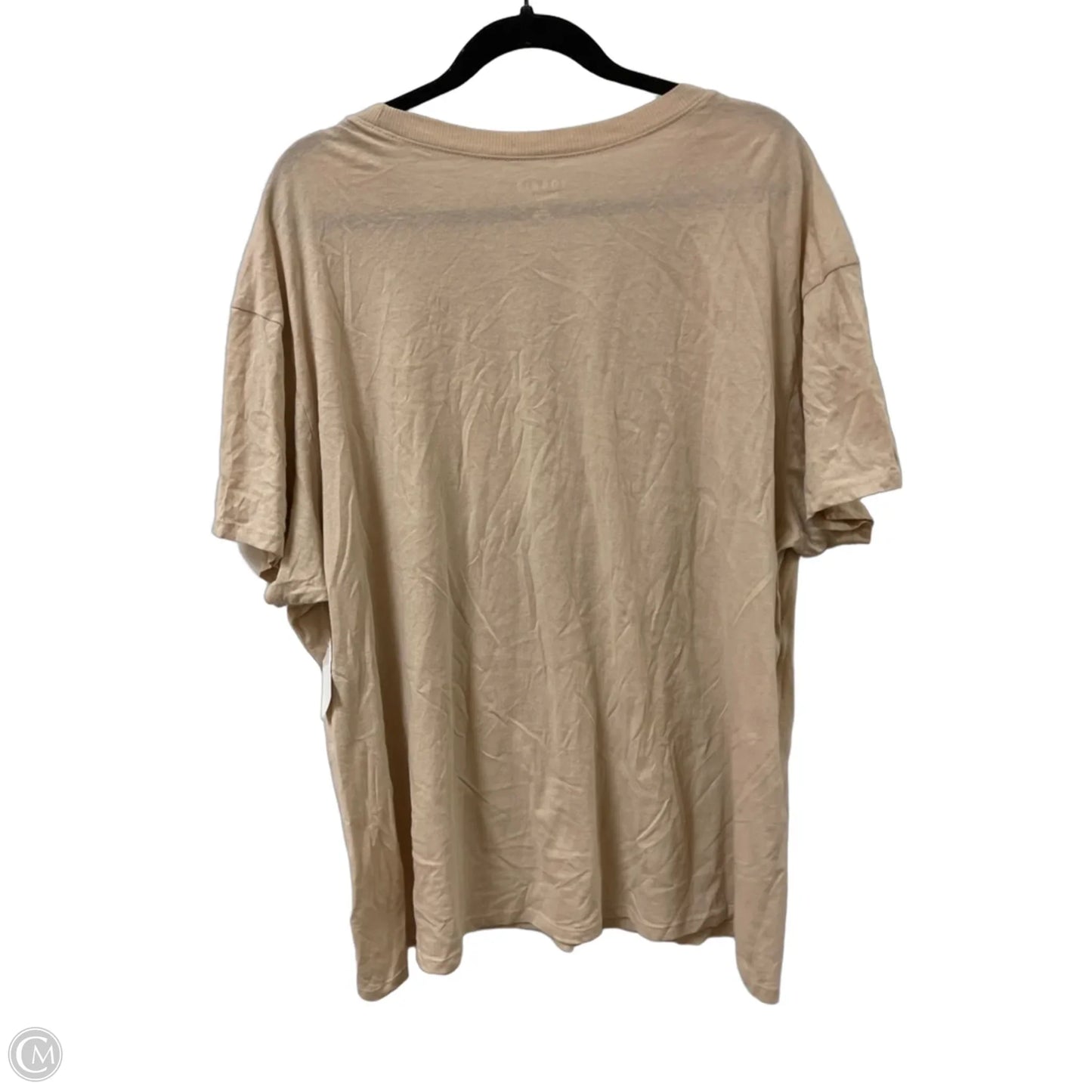 Top Short Sleeve By Torrid In Cream, Size: 1x