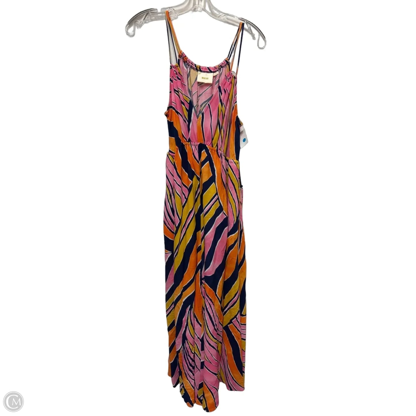 Jumpsuit By Maeve In Blue & Orange, Size: S