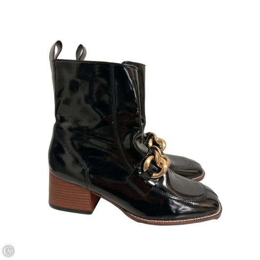 Boots Ankle Heels By Steve Madden In Black, Size: 10
