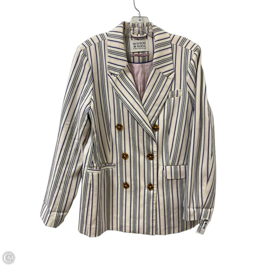Blazer By Scotch & Soda In Striped Pattern, Size: L