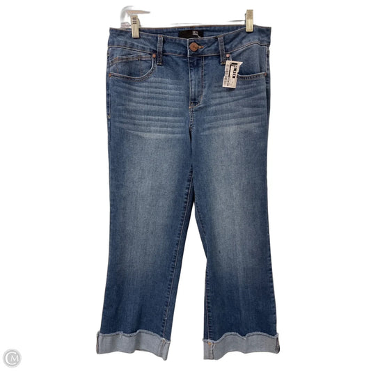 Jeans Cropped By 1822 Denim In Blue Denim, Size: 10