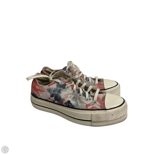Shoes Sneakers By Converse In Blue & Pink, Size: 7.5