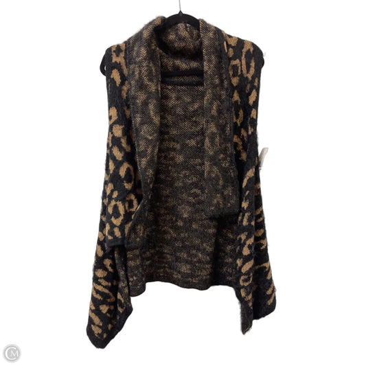 Vest Other By Clothes Mentor In Black & Brown, Size: S
