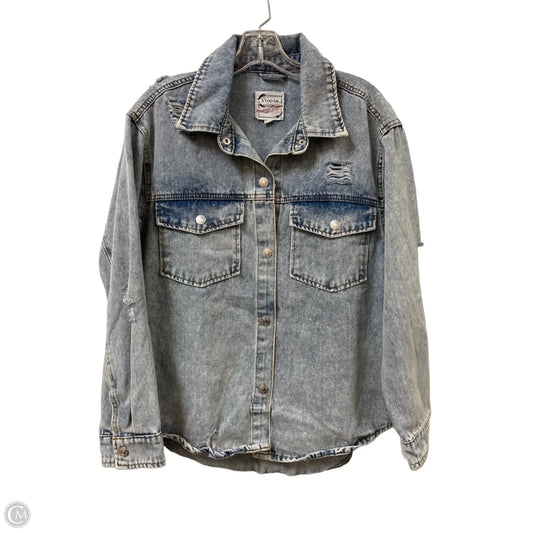 Jacket Denim By Stoosh In Blue Denim, Size: M