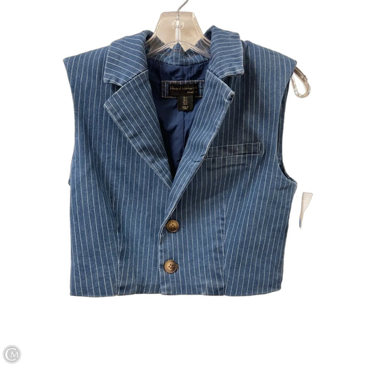 Vest Other By House Of Harlow In Blue & White, Size: Xs