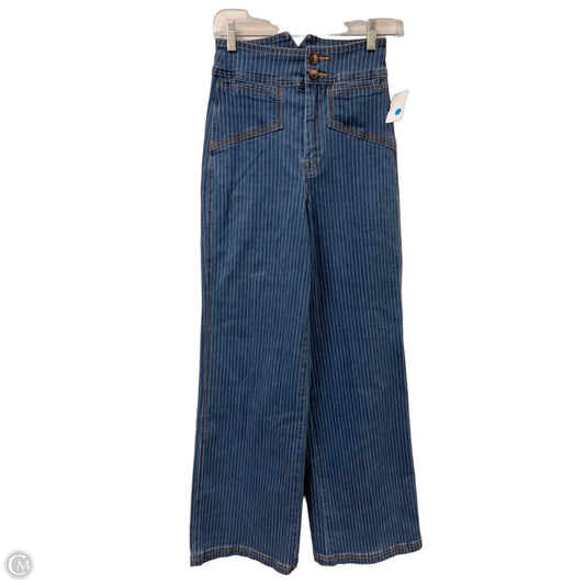 Pants Wide Leg By House Of Harlow In Striped Pattern, Size: 2