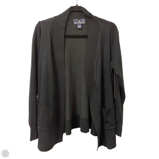 Sweater Cardigan By Clothes Mentor In Black, Size: L