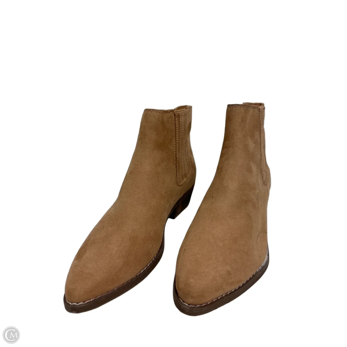 Boots Ankle Heels By Universal Thread In Brown, Size: 10