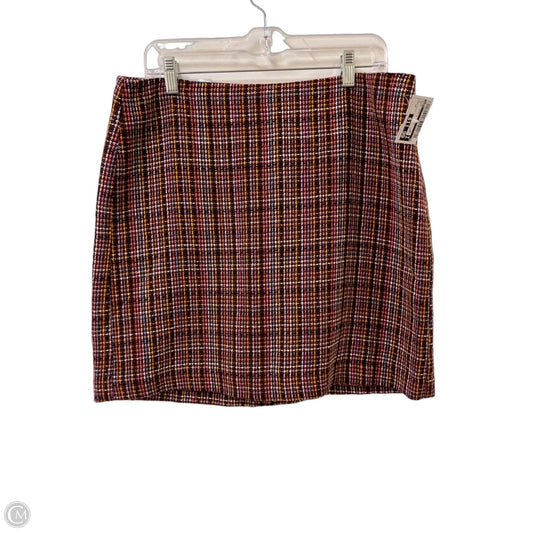Skirt Mini & Short By Loft In Multi-colored, Size: 10
