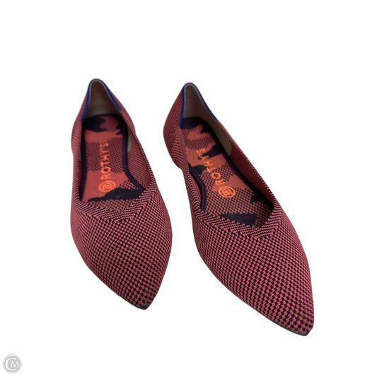 Shoes Flats By Rothys In Pink & Purple, Size: 8.5