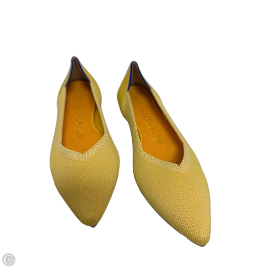 Shoes Flats By Rothys In Yellow, Size: 8