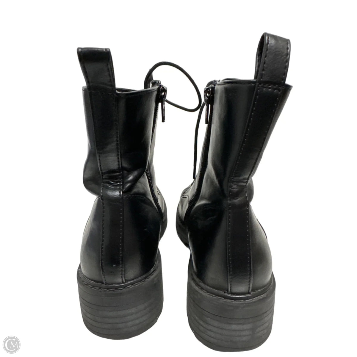 Boots Combat By Universal Thread In Black, Size: 8.5