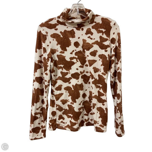 Top Long Sleeve By Twenty Second In Animal Print, Size: S