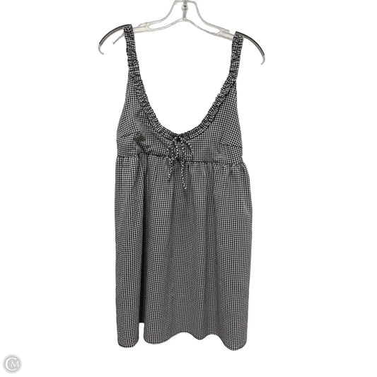 Tunic Sleeveless By Olivaceous In Black & White, Size: M
