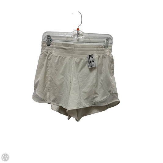Athletic Shorts By Lululemon In Cream, Size: 8