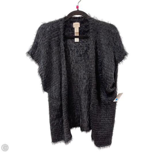 Sweater Cardigan By Chicos In Black, Size: S