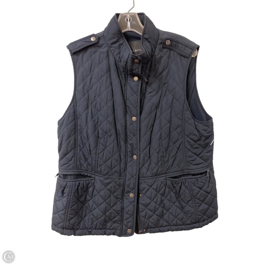 Vest Puffer & Quilted By Talbots In Navy, Size: Xl