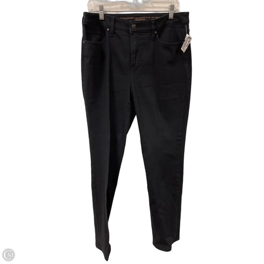 Jeans Boyfriend By Chicos In Black Denim, Size: 8