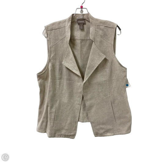 Vest Other By Chicos In Tan, Size: L
