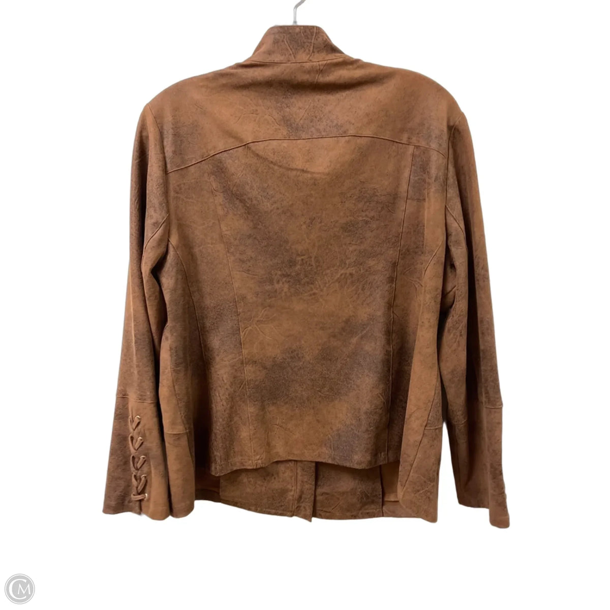 Jacket Other By Chicos In Brown, Size: Lp