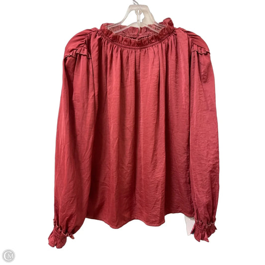 Top Long Sleeve By Clothes Mentor In Pink, Size: S