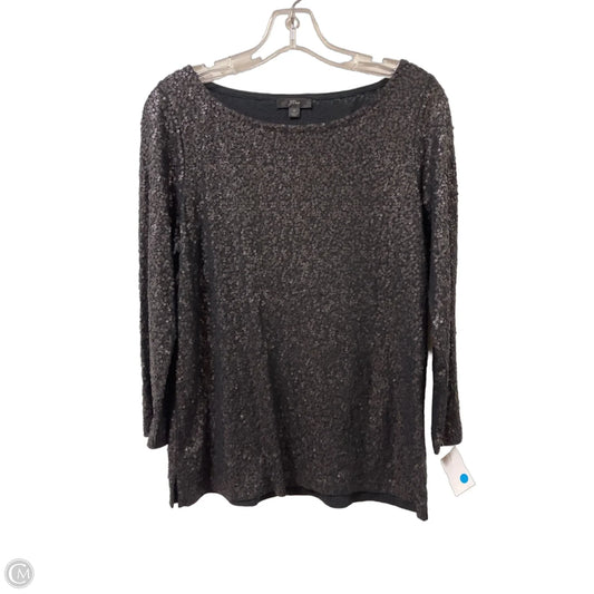 Top Long Sleeve By J. Crew In Black, Size: M