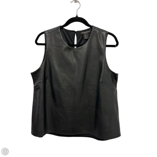 Top Sleeveless By Christian Siriano In Black, Size: L