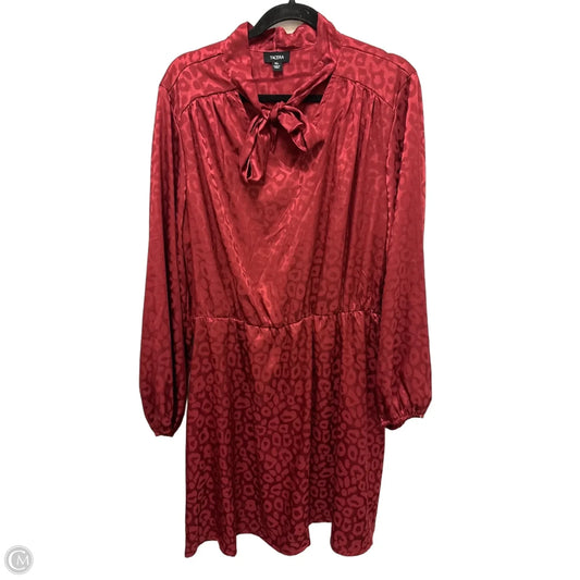 Dress Casual Short By Tacera In Red, Size: Xl