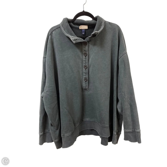 Sweatshirt Crewneck By Universal Thread In Grey, Size: 4x