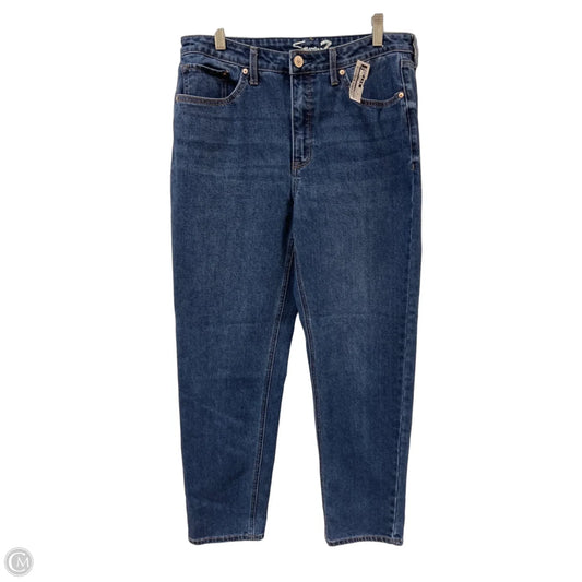 Jeans Straight By Seven 7 In Blue Denim, Size: 10