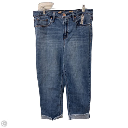 Jeans Straight By Seven 7 In Blue Denim, Size: 10
