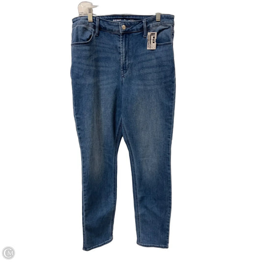 Jeans Straight By Old Navy In Blue Denim, Size: 12
