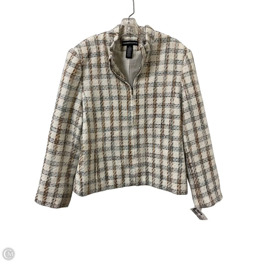Jacket Other By Norton Mcnaughton In Blue & Cream, Size: 1x