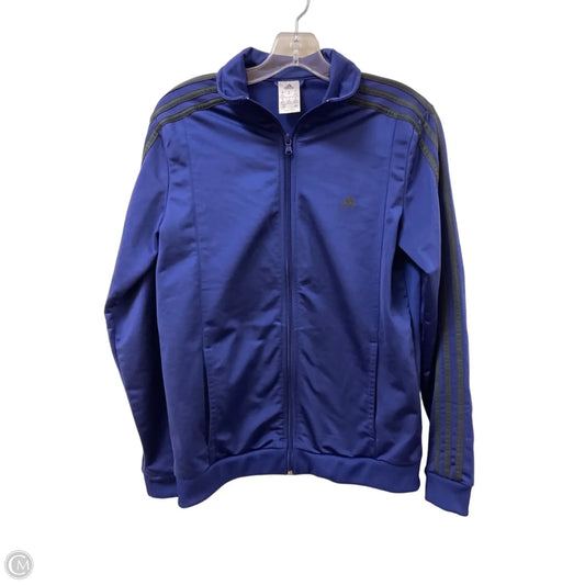 Athletic Jacket By Adidas In Purple, Size: M