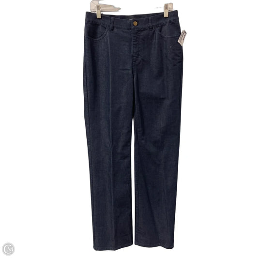 Jeans Designer By Lafayette 148 In Blue Denim, Size: 8