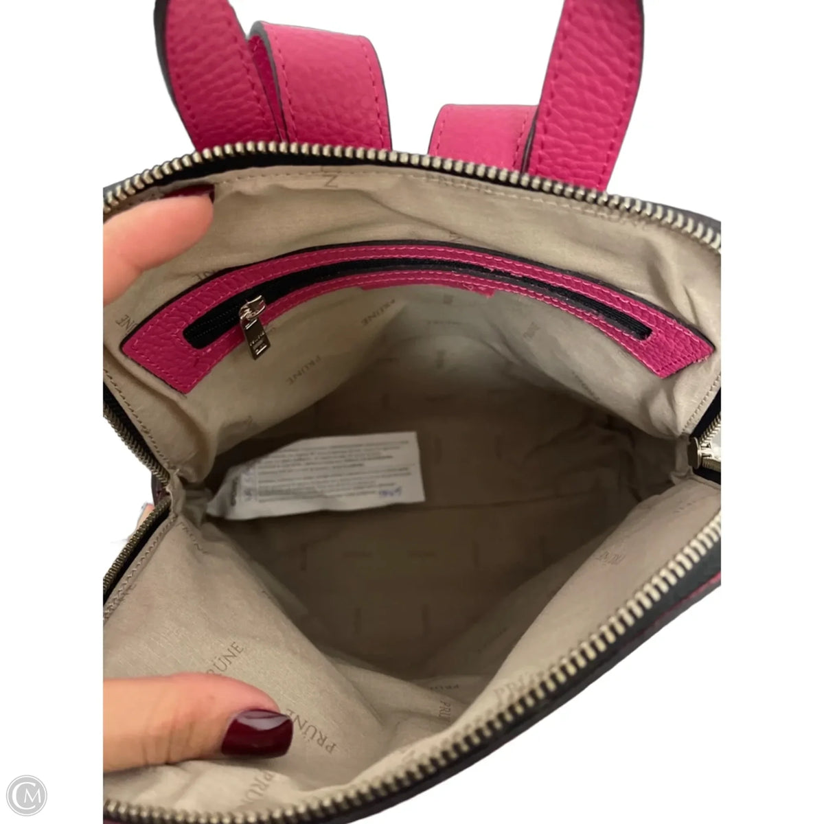 Backpack Leather By Clothes Mentor, Size: Medium